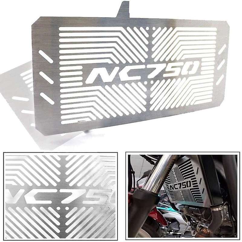 Motorcycle Radiator Protector Protective Cover for NC750 S X N 2014-17 Water Cooler Protection Silve