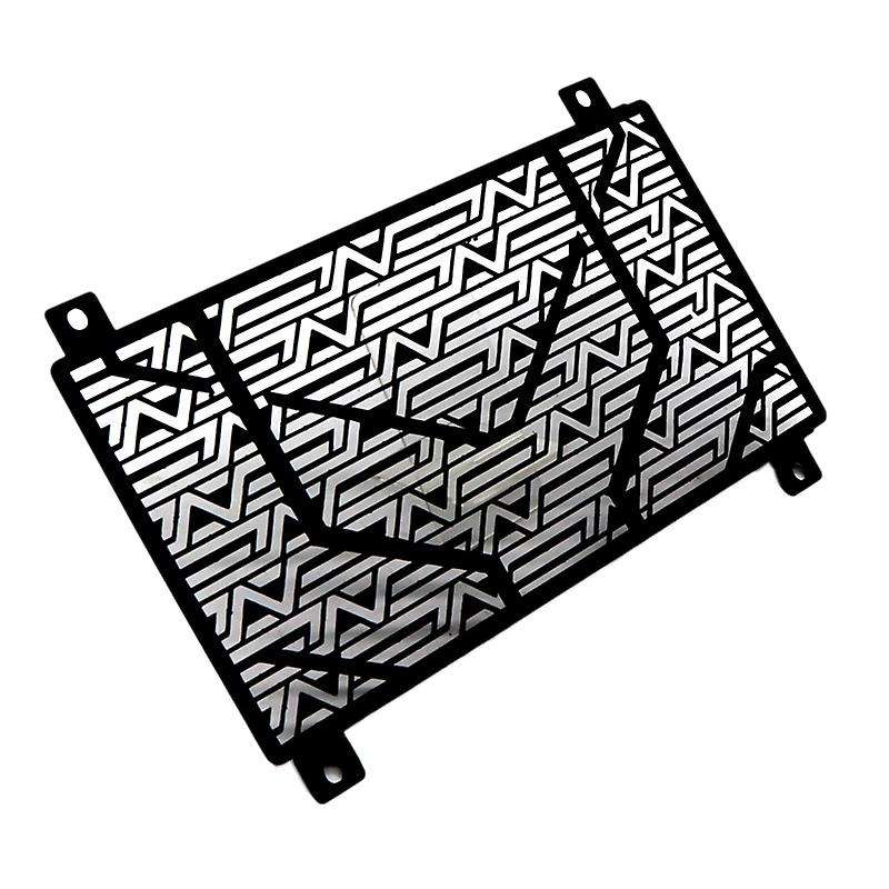 Motorcycle Radiator Water Cooler Grille Guard Grill Cover Protector for Ninja 400 Z400 2018-2020 Sil