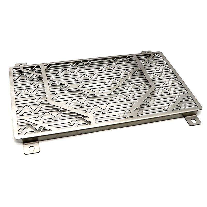 Motorcycle Radiator Water Cooler Grille Guard Grill Cover Protector for Ninja 400 Z400 2018-2020 Sil