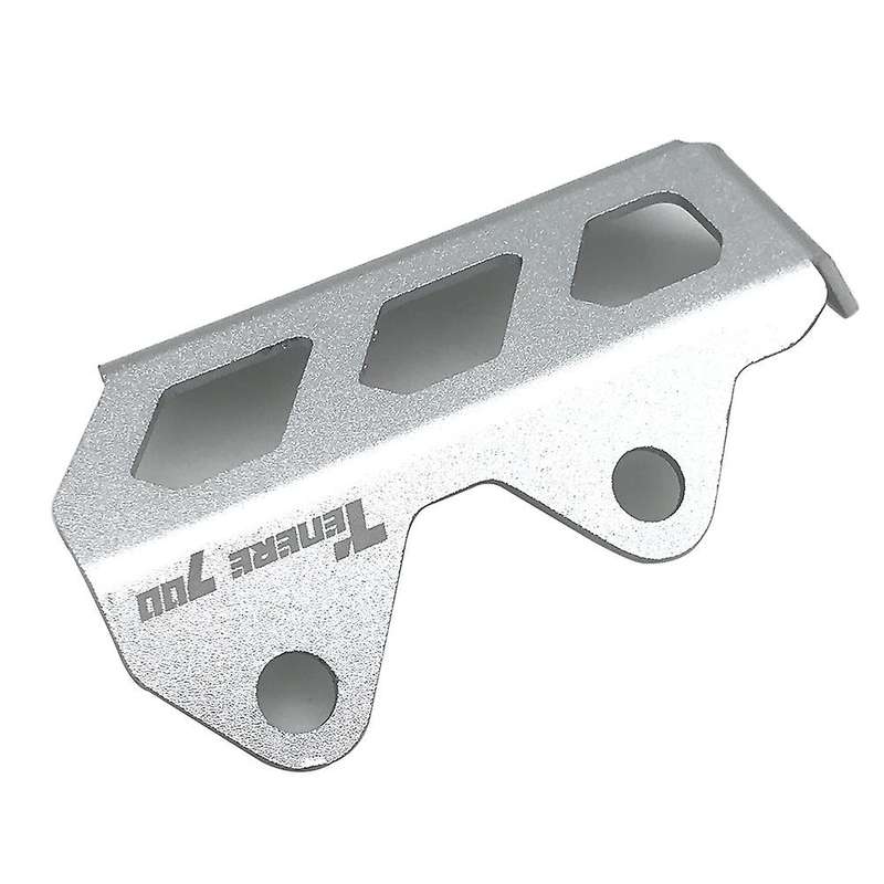 Motorcycle Rear Brake Fluid Reservoir Guard Cover Protector for 700 T7 XTZ700 2017-2021 Silver