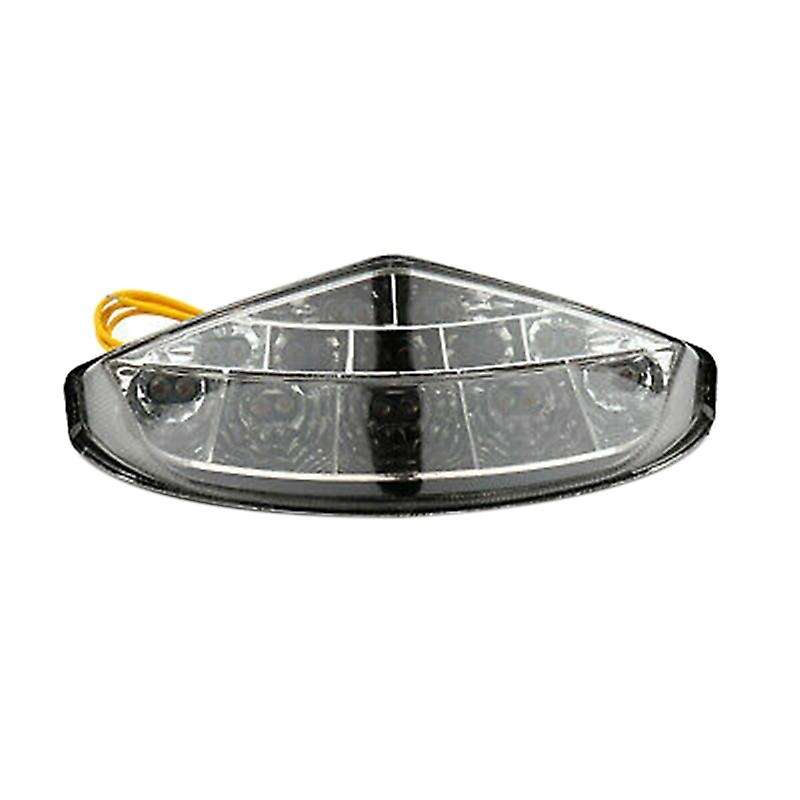 Motorcycle Rear Brake Light with Steering Tail Light Assembly for 696 795 796 1100S 1100(Clear)