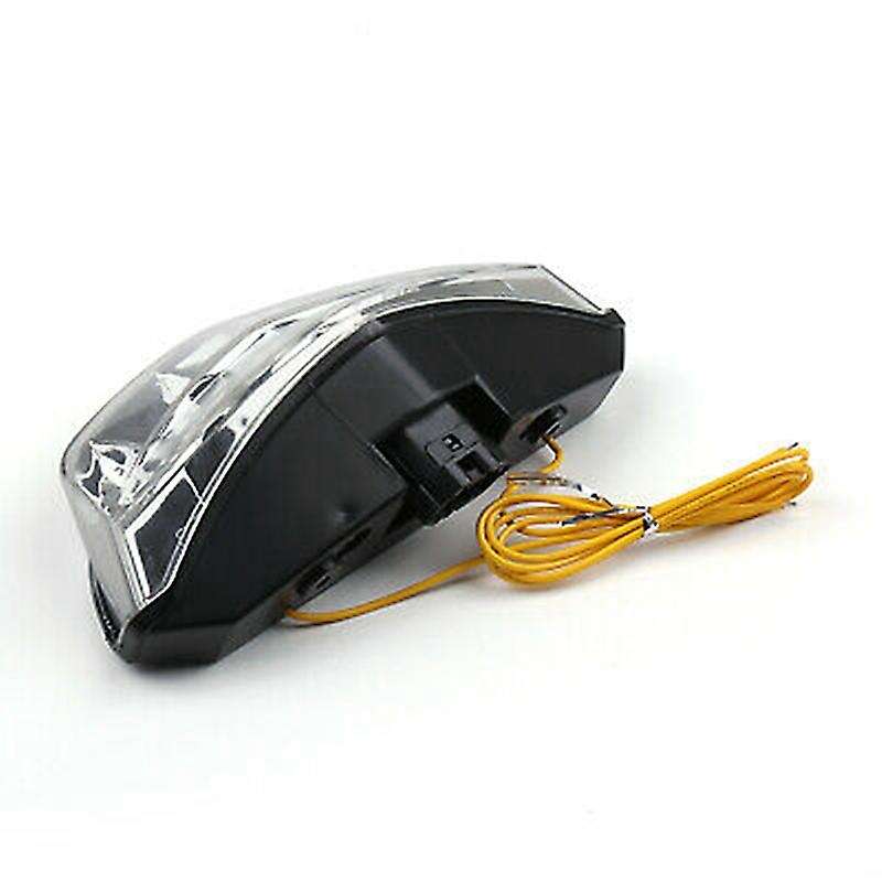 Motorcycle Rear Brake Light with Steering Tail Light Assembly for 696 795 796 1100S 1100(Clear)