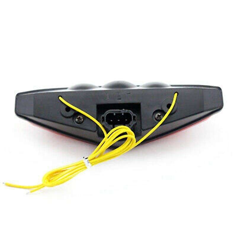 Motorcycle Rear Brake Light with Steering Tail Light Assembly for 696 795 796 1100S 1100(Clear)