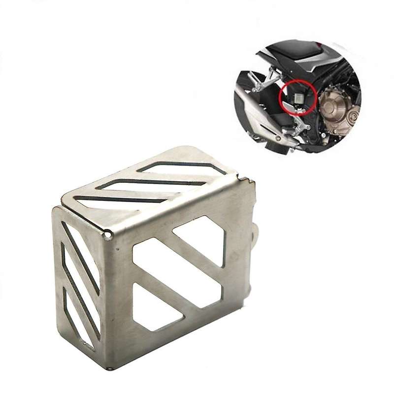 Motorcycle Rear Brake Oil Cup Protective Cup Cover for CB500X CBR500R CBR150R CB250R CBR300R Silver