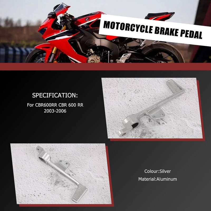 Motorcycle Rear Brake Pedal Foot Lever for Cbr600rr 600 Rr 2003-2006