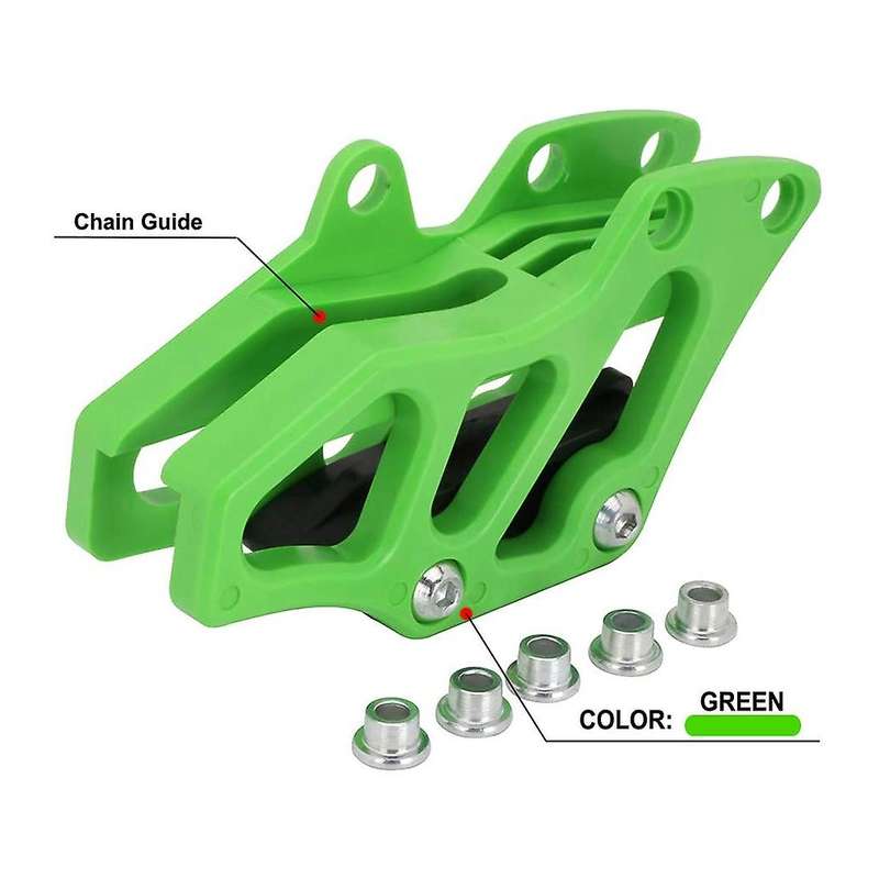 Motorcycle Rear Chain Guard Guide Protector for KX250F KX450F 2009-2018-Green