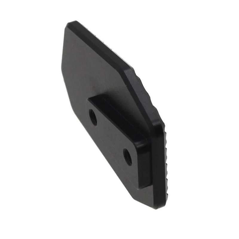 Motorcycle Rear Foot Brake Lever Pedal Enlarge Extension Pad for V4 V4 S Pikes (black)