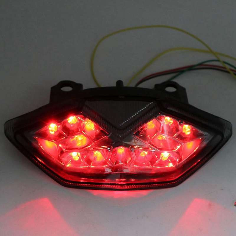 Motorcycle Rear LED Integrated Tail Light Brake Light Turn Signal Indicator for Z1000 Ninja 2010-201