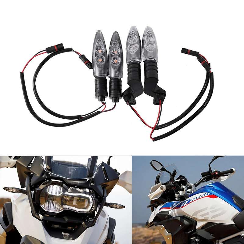 Motorcycle Rear Led Turn Signal Light Smoke Lens Side Indicator for S1000r S1000rr S1000xr R1200gs