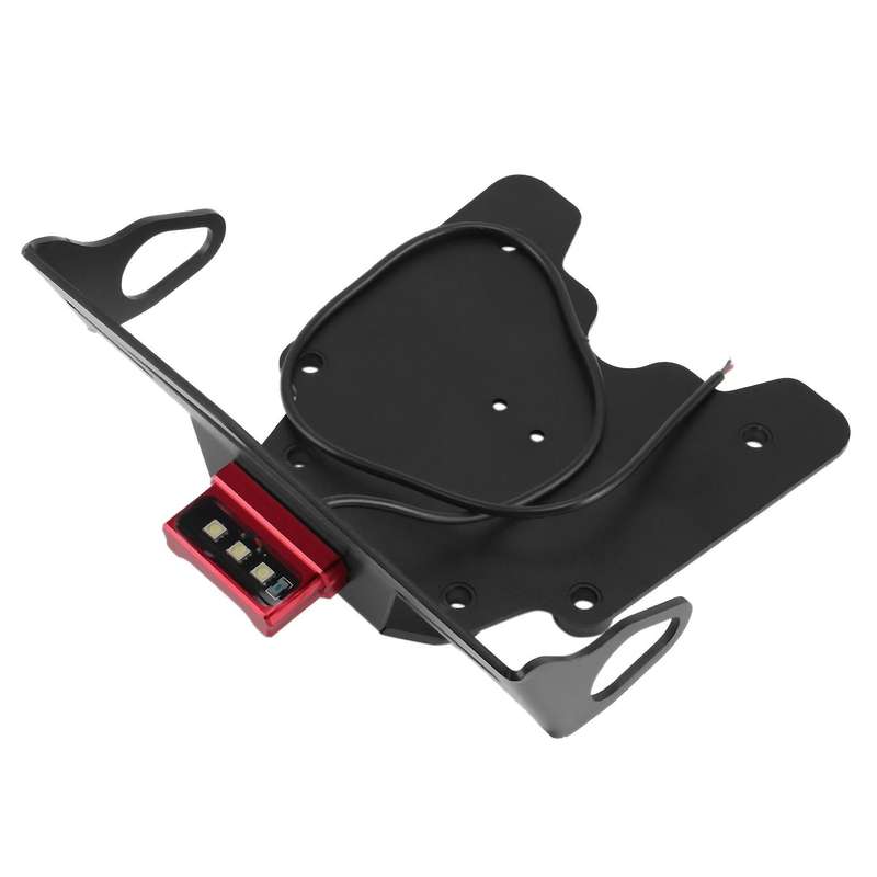 Motorcycle Rear License Plate Holder Bracket Tail Tidy Eliminator for 700 Tenere700 2019-2021(Red)