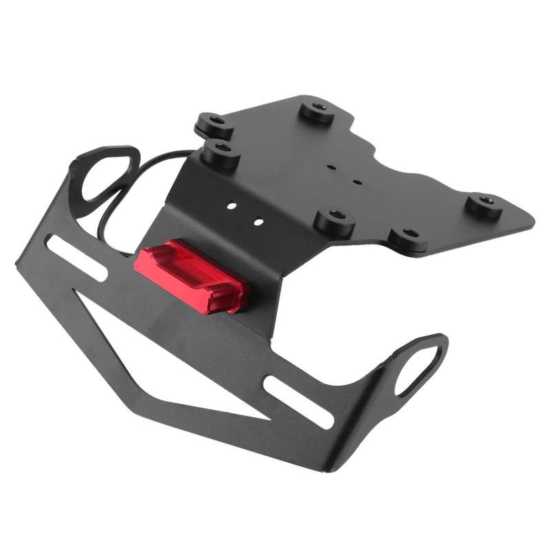 Motorcycle Rear License Plate Holder Bracket Tail Tidy Eliminator for 700 Tenere700 2019-2021(Red)