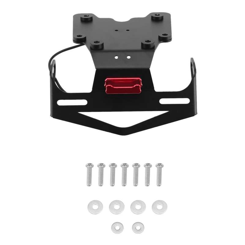 Motorcycle Rear License Plate Holder Bracket Tail Tidy Eliminator for 700 Tenere700 2019-2021(Red)