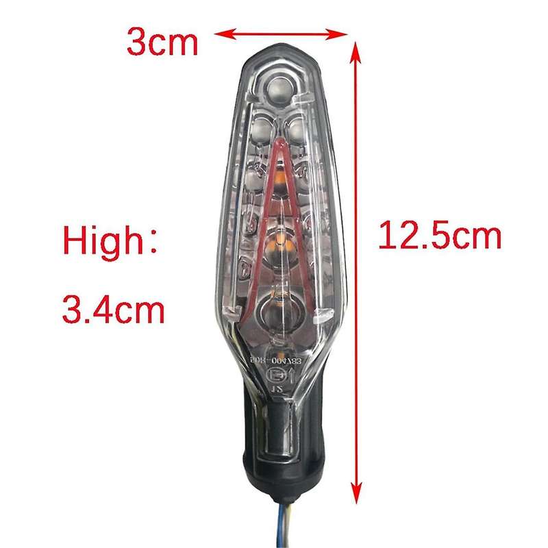 Motorcycle Rear LED Turn Signal Light for R1250GS/ADV 2021-2024 S1000R S1000XR F900XR Dual Color In