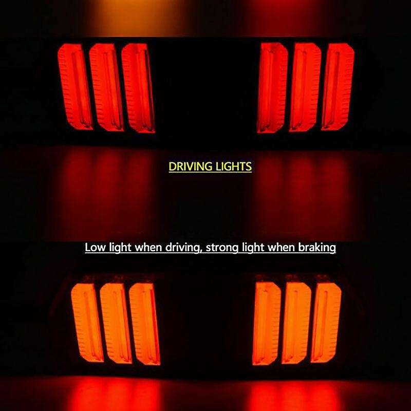 Motorcycle Rear LED Turn Signal Tail Light Brake Stop Running Indicator Integrated for 125 CBR650F C