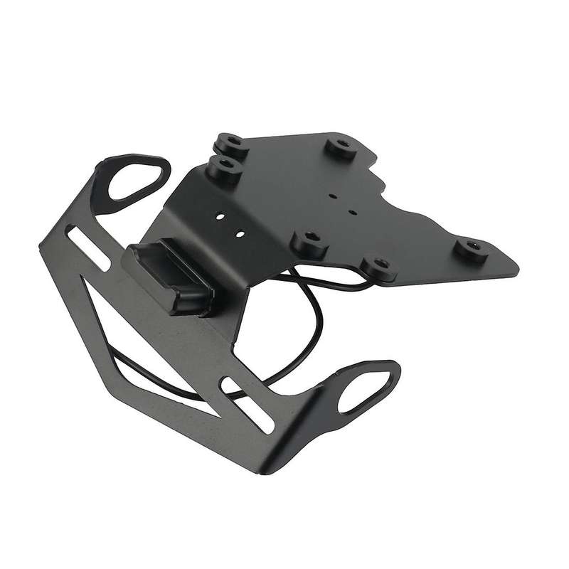 Motorcycle Rear License Plate Holder Bracket with Light Tail Tidy Eliminator for Tenere 700 Xt700z