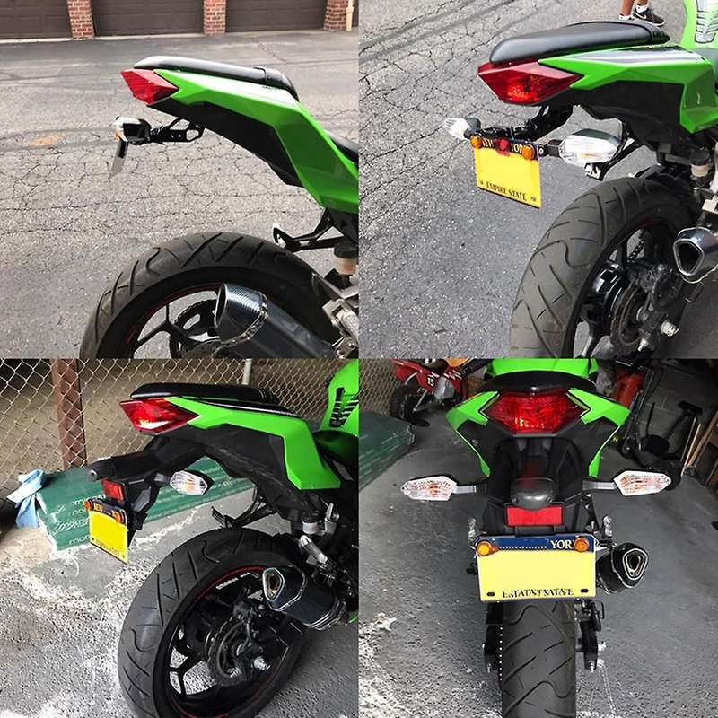Motorcycle Rear License Plate Mount Holder and Turn Signal Light for Z750 Z800 for MT07 MT09 MT10