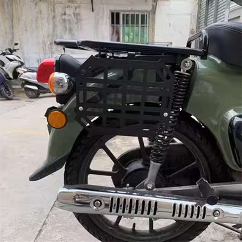 Motorcycle Rear Luggage Rack Carrier Shelf Box Holder Support Bracket Cover for 110 CC110 Accessori