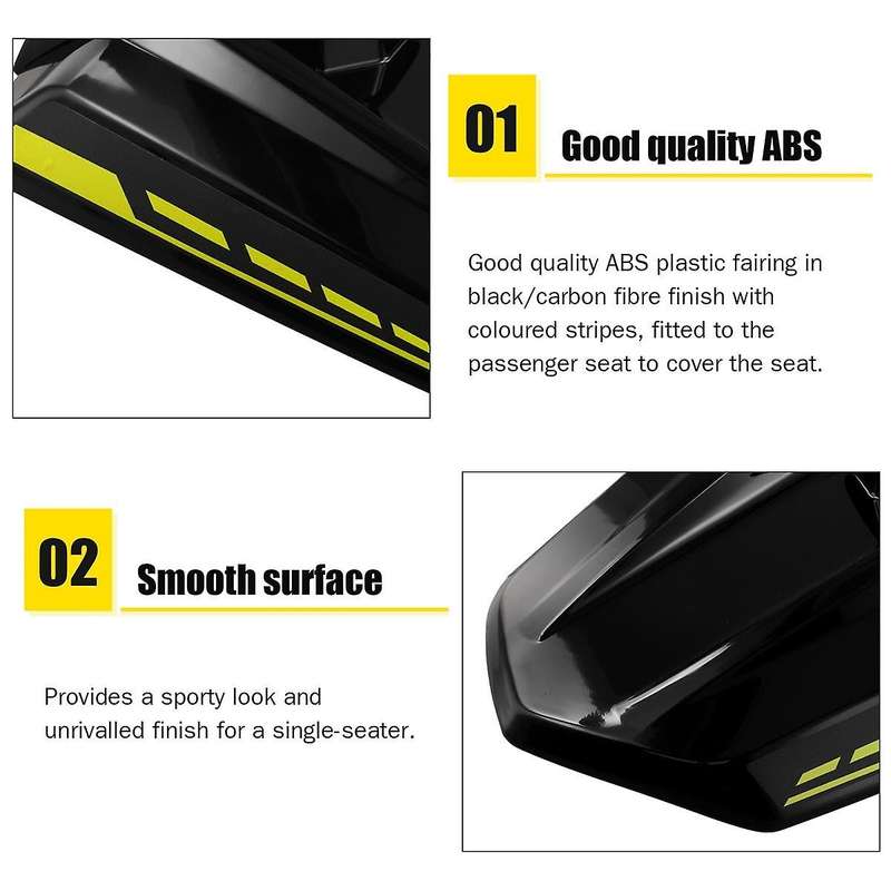 Motorcycle Rear Passenger Cowl Seat Back Cover Fairing Accessories for CB750 HORNET 2023 2024 Yellow
