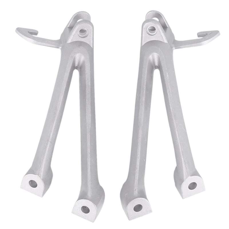 Motorcycle Rear Passenger Footrest Foot Pegs for GSXR GSX-R 600 750 2006-2007 K6 K7-Silver
