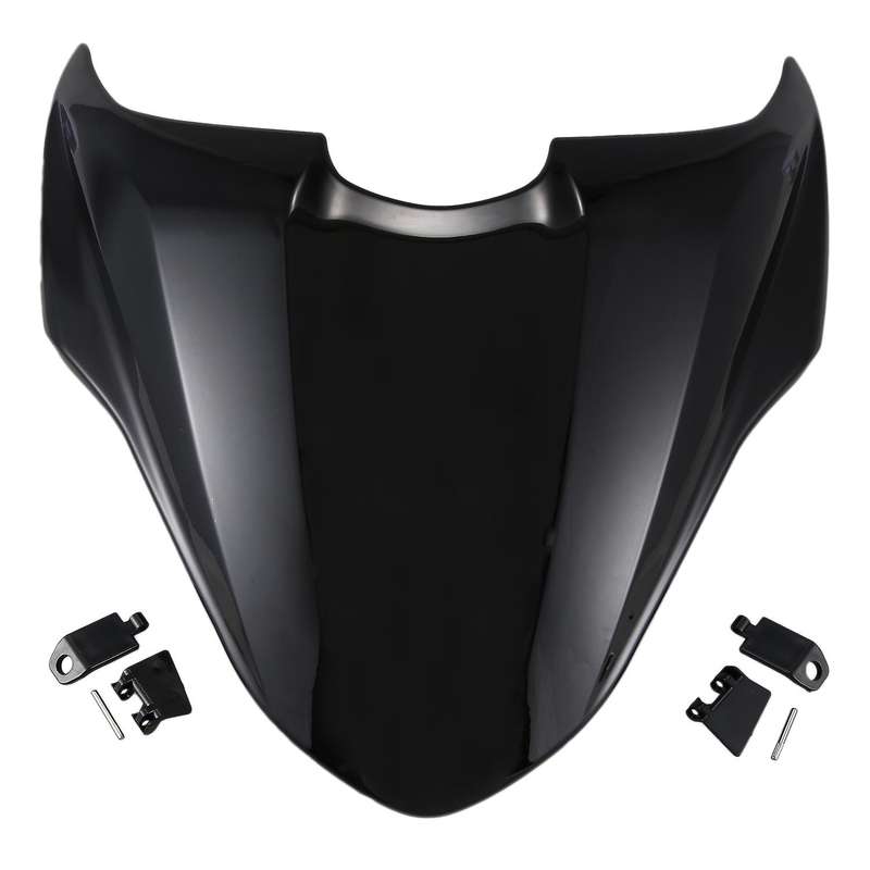 Motorcycle Rear Passenger Pillion Seat Cover Hard Seat Cowl Hump for 821 2014 2015 2016 2017 Black