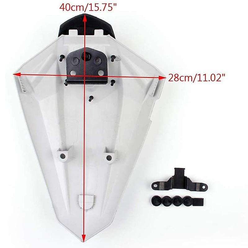 Motorcycle Rear Passenger Pillion Seat Cowl Fairing Cover for Ninja 300R / EX300R 2013-2017
