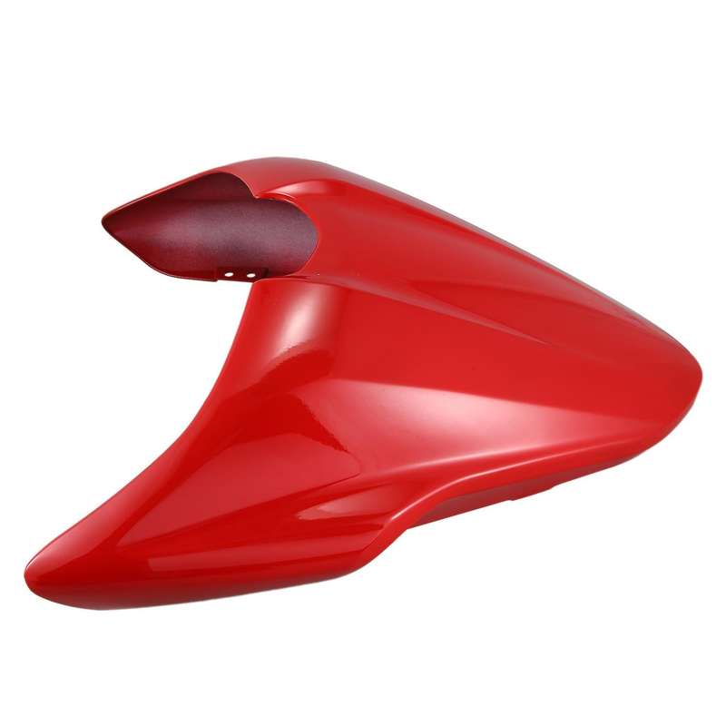 Motorcycle Rear Passenger Pillion Seat Cover Hard Seat Cowl Hump for 821 2014 2015 2016 2017 Red