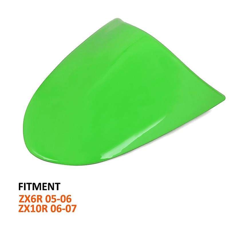 Motorcycle Rear Passenger Pillion Seat Cowl Fairing Cover for Ninja ZX6R 2005-2006 ZX10R 2006-2007 G