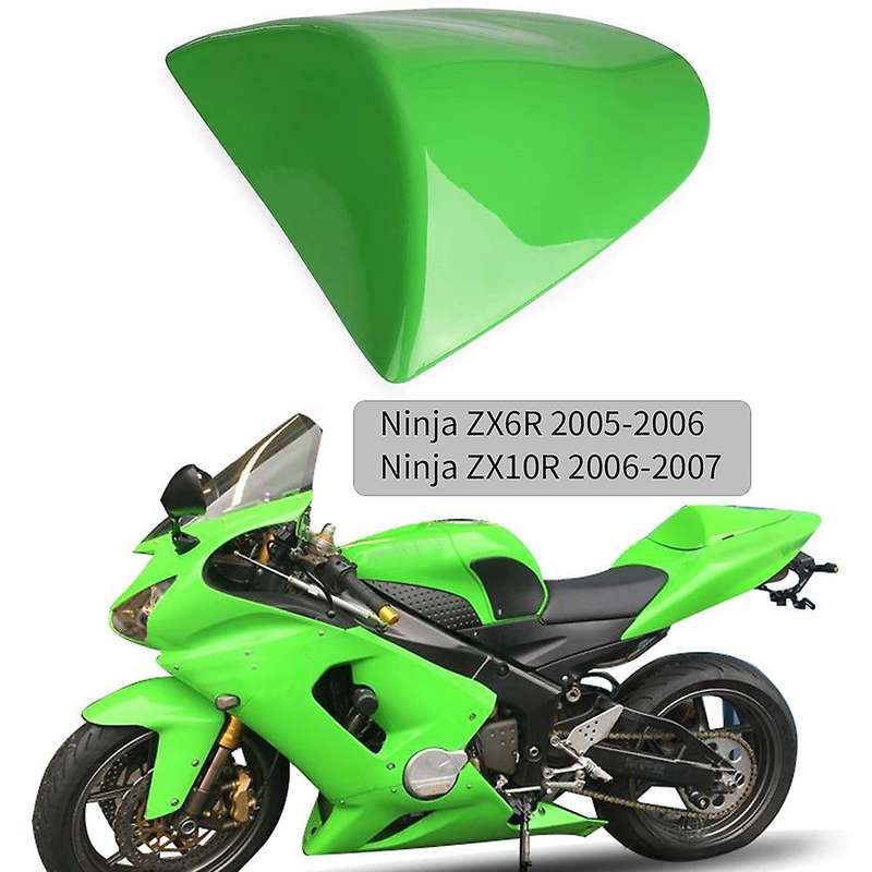 Motorcycle Rear Passenger Pillion Seat Cowl Fairing Cover for Ninja ZX6R 2005-2006 ZX10R 2006-2007 G