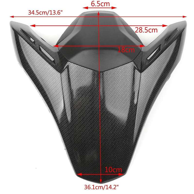 Motorcycle Rear Passenger Pillion Seat Cowl Fairing Cover for Z900,Z900 ABS 2017 2018 2019