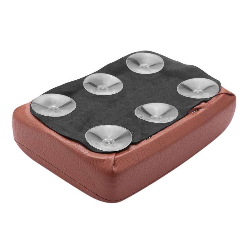 Motorcycle Rear Passenger Seat Cushion 8 Suction Cup Pillion Pad Suction Cup Brown Seat for Dyna Sof