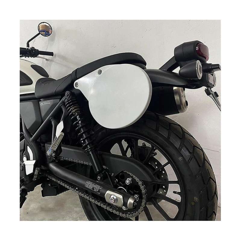 Motorcycle Rear Side Trim Cover Vintage Trim Plate for Cl500 500 500 Cl250 250 2023 2024(black)