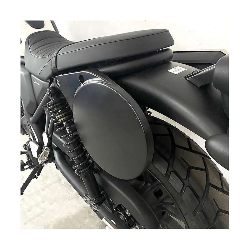 Motorcycle Rear Side Trim Cover Vintage Trim Plate for Cl500 500 500 Cl250 250 2023 2024(black)