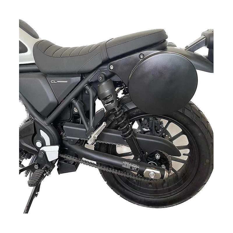 Motorcycle Rear Side Trim Cover Vintage Trim Plate for Cl500 500 500 Cl250 250 2023 2024(black)