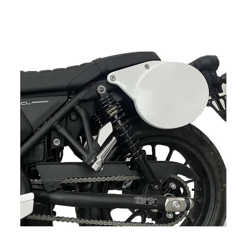 Motorcycle Rear Side Trim Cover Vintage Trim Plate for Cl500 500 500 Cl250 250 2023 2024(black)