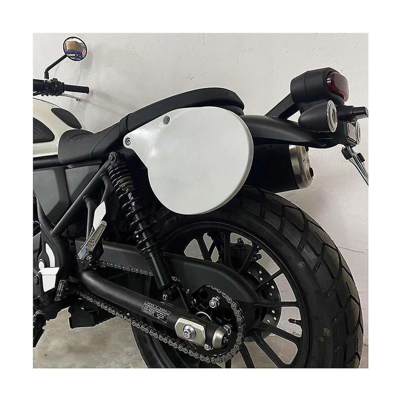 Motorcycle Rear Side Trim Cover Vintage Trim Plate for Cl500 500 500 Cl250 250 2023 2024(white)
