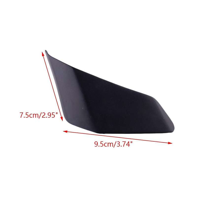 Motorcycle Rear Tail Fairing Wing Panel Cowls Kit Fit for FZ-10 2016-2019 MT10(Black)