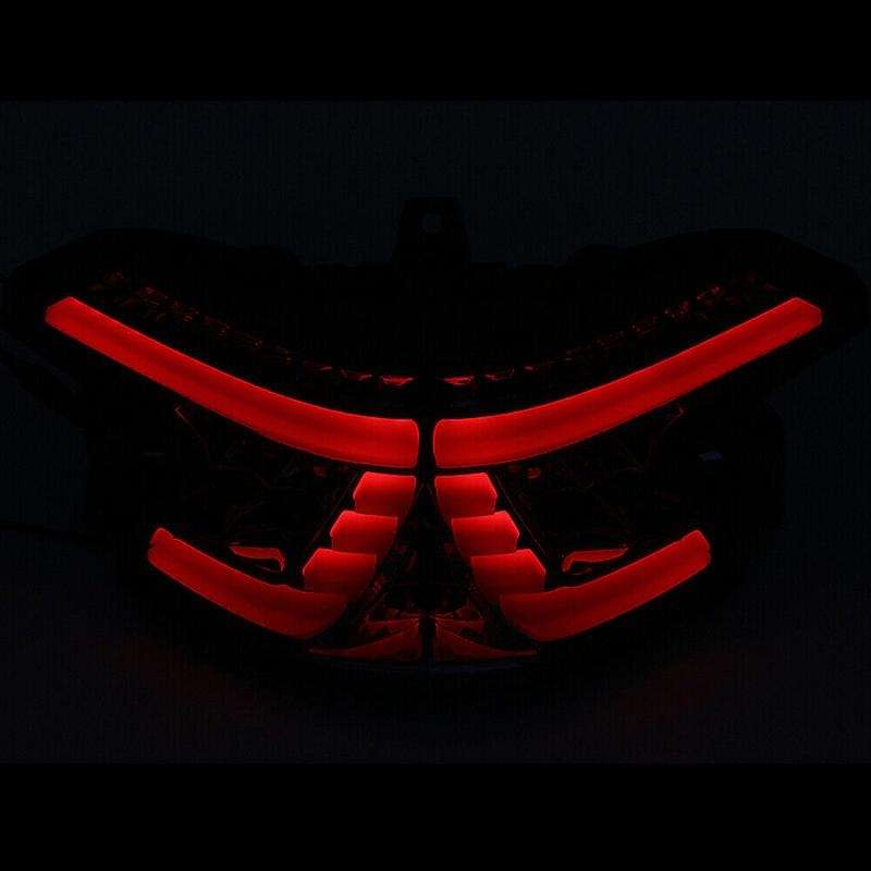Motorcycle Rear Tail Lamp Taillight Turn Signals Indicator for 150/125 18-20
