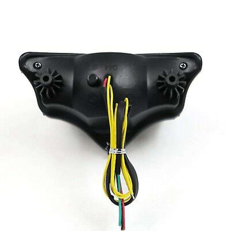 Motorcycle Rear Tail Light Integrated Rear LED Turn Signal for FZ6 2004-2008 (Black)