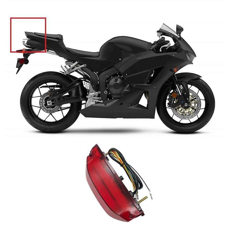 Motorcycle Rear Tail Light Brake Turn Signals Integrated LED Light for CBR600RR F5 2013-2023 Accesso