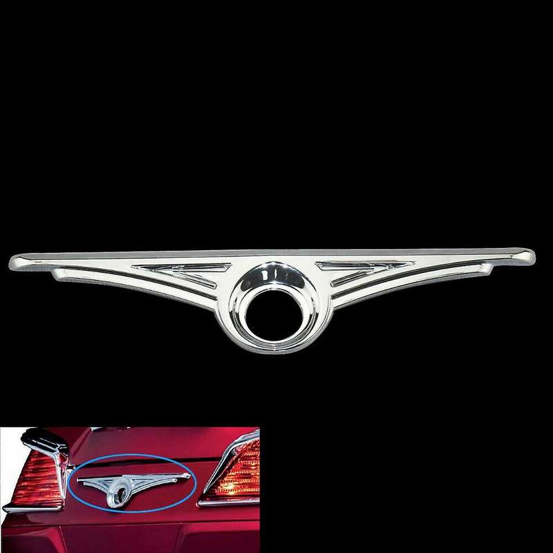 Motorcycle Rear Tail Lock Decorative Cover for Goldwing GL1800 2001-2017 ABS Plastic Chrome