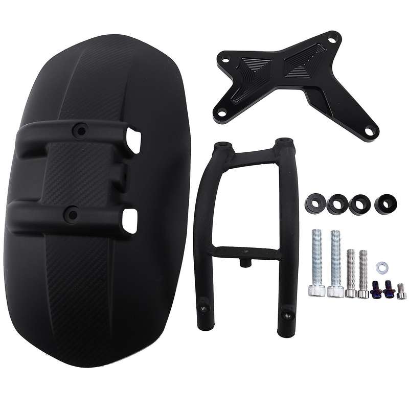 Motorcycle Rear Tire Bracket Mudguard Splash Mud Dust Shield Accessories for Nmax 155 Black