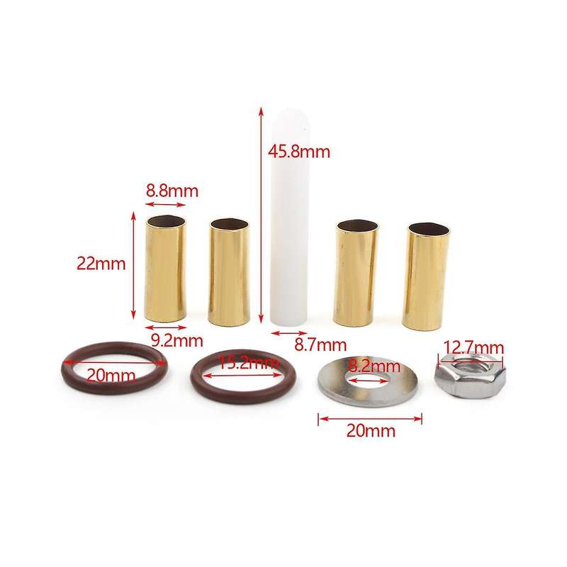 Motorcycle Rocker Accessories Brass Precision Tapered Bushings for Twin Cam End Ticking Noise -RL-TC