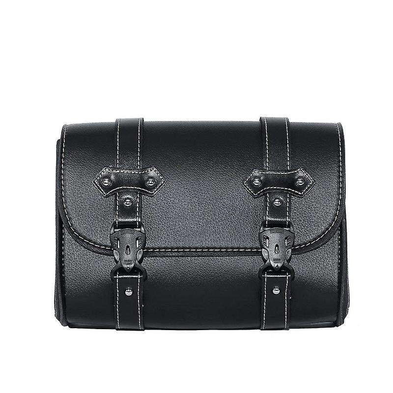 Motorcycle Saddle Bag PU Leather Tool Roll Sissy Bar Bag Motor Side Luggage Travel Tool Tail Bag 2 M