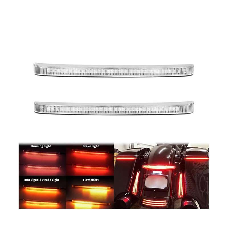 Motorcycle Saddlebag Led Brake Turn Signal Light for Touring Models 2014-2022