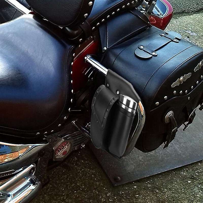 Motorcycle Saddlebag for Touring Road for Glide Guard Crash Bar Bags Water Bottle Holder Waterproof