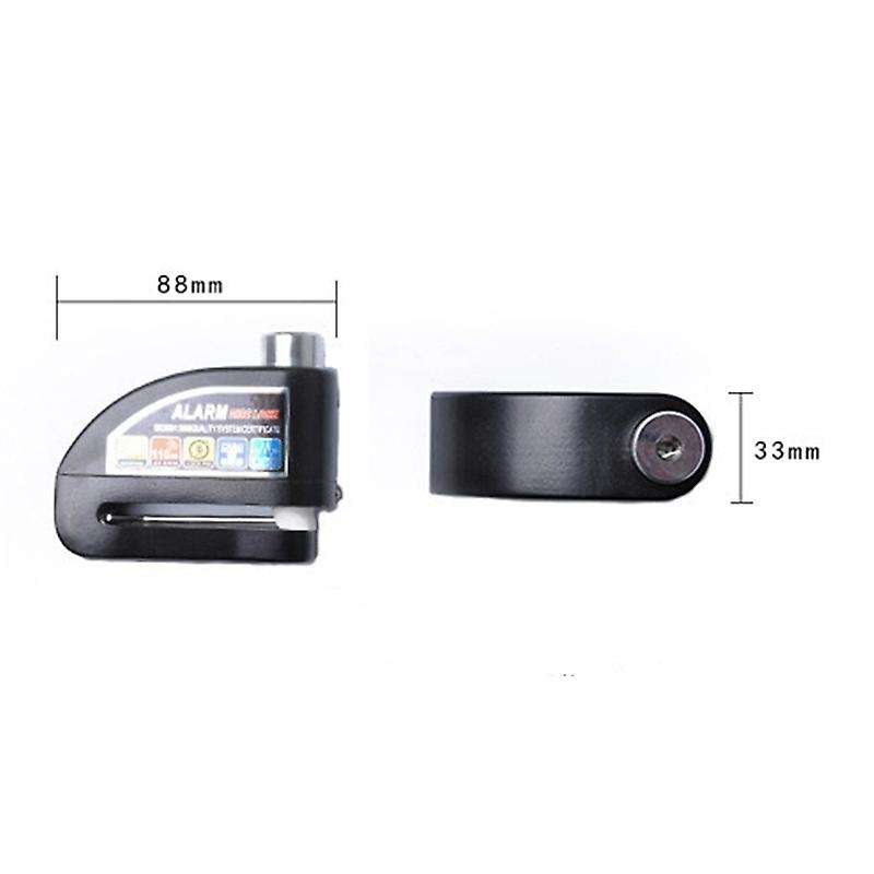 Motorcycle Scooter Disc Brake Lock Motor Bicycle Anti-Theft Wheel Disc Brake Lock Waterproof Securit