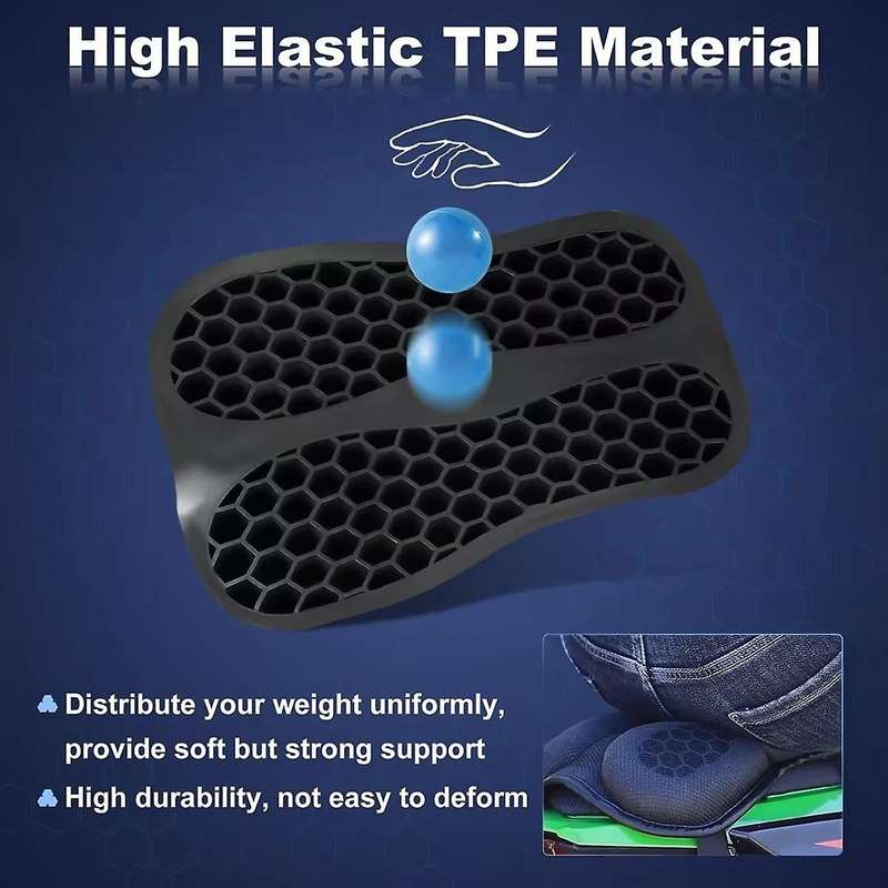 Motorcycle Seat Cushion Seat Cushion Breathable Shock Absorption Universal A