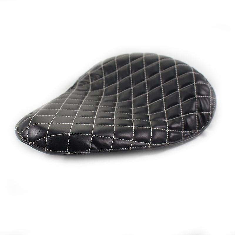 Motorcycle Seat Cushion Solo Driver Seat with Spring for Chopper Custom