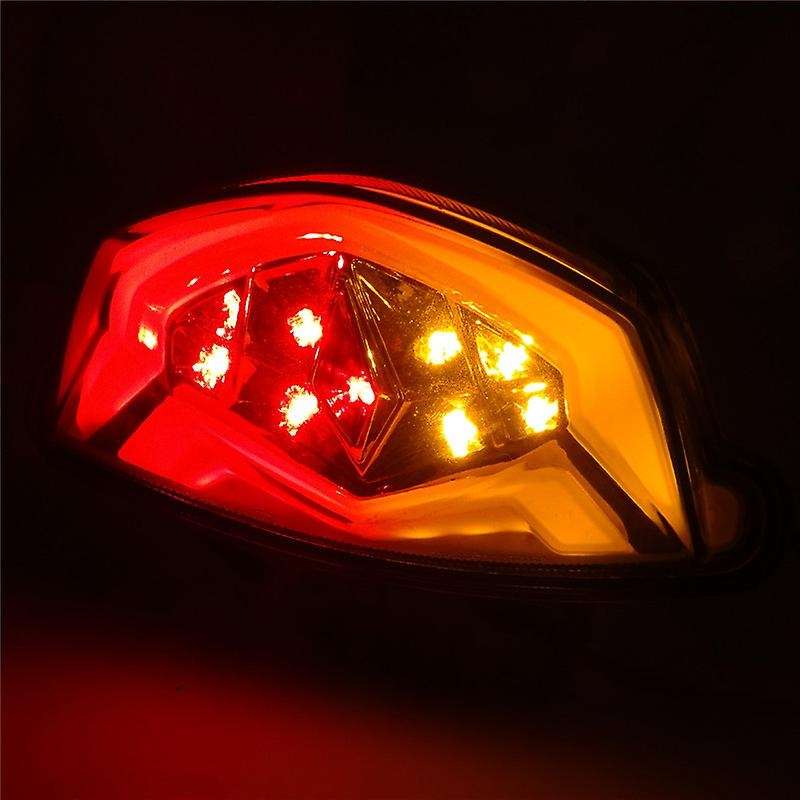 Motorcycle Sequential LED Tail Lights Brake Rear Turn Signals Integrated Light for GSXS 750 1000 F/Z