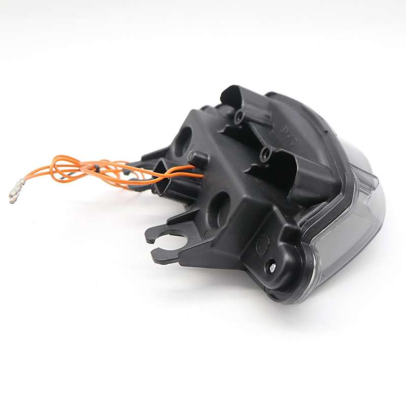 Motorcycle Sequential LED Tail Lights Black Lens Brake Rear Turn Signals Integrated Light for GSXS75